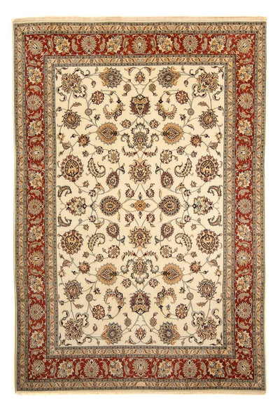 Täbriz - 50 Raj Teppich 245x363cm - Perserteppich - beige