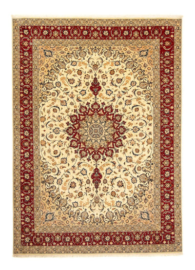 Täbriz - 50 Raj Teppich 254x335cm - Perserteppich - beige