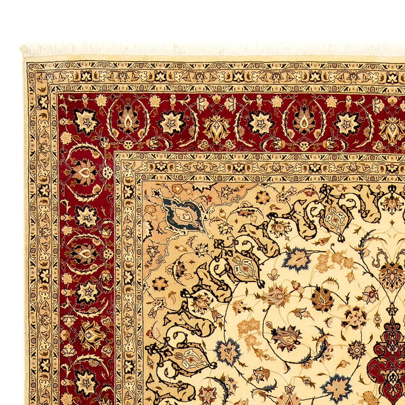 Täbriz - 50 Raj Teppich 254x335cm - Perserteppich - beige