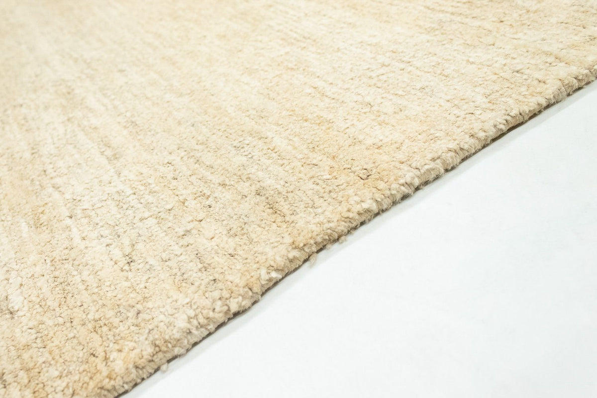 Nepal Teppich 146x201cm - Wollteppich - beige