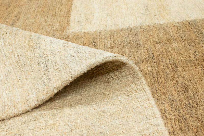 Nepal Teppich 146x201cm - Wollteppich - beige