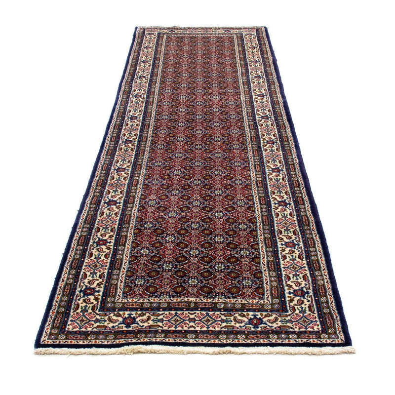 Moud Teppich 80x300cm - Perserteppich - dunkelblau