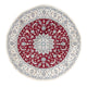 Nain Teppich 250x250cm - Perserteppich - dunkelrot