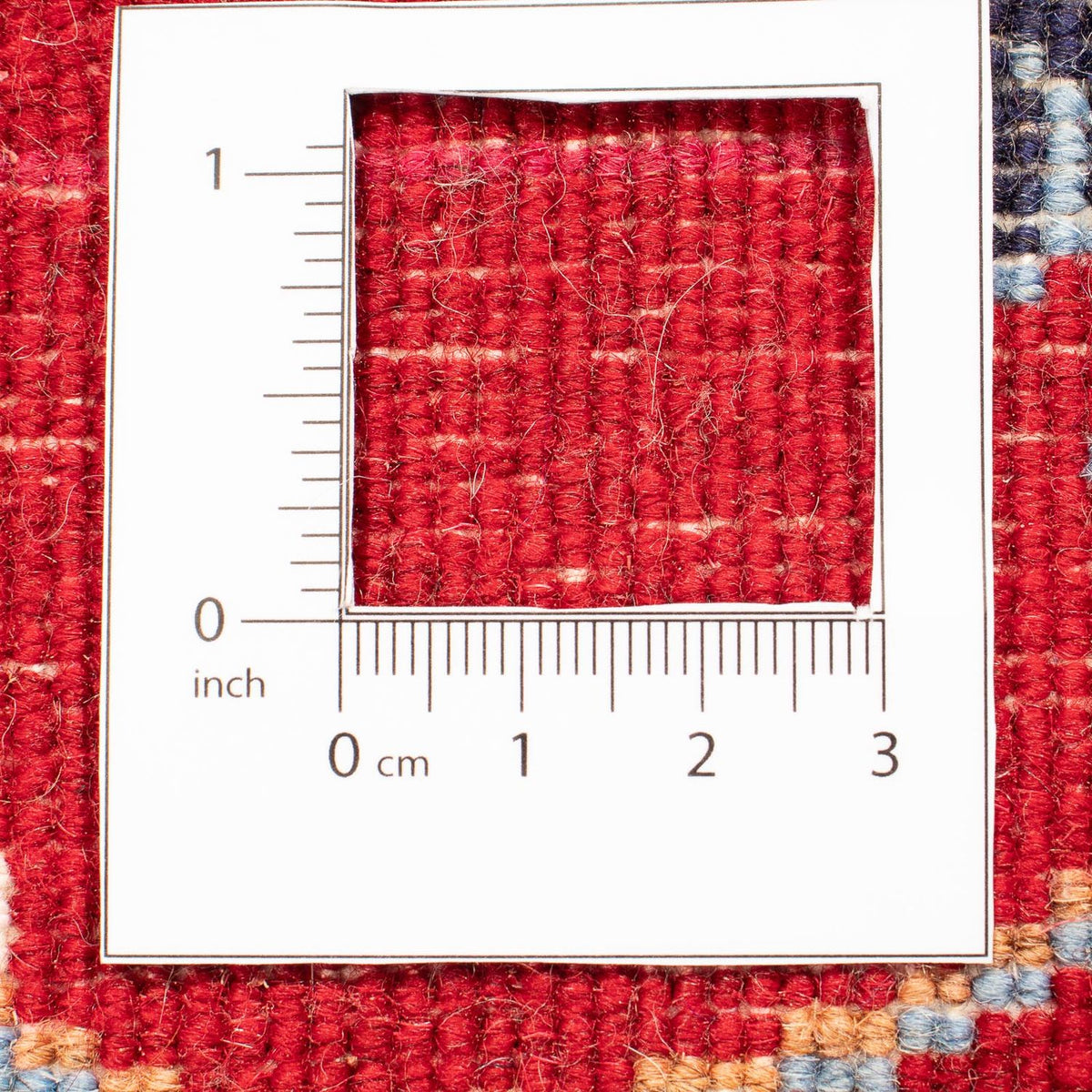 Nain Teppich 84x127cm - Perserteppich - dunkelrot