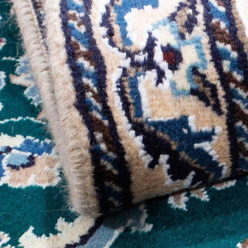 Nain Teppich 86x143cm - Perserteppich - grün