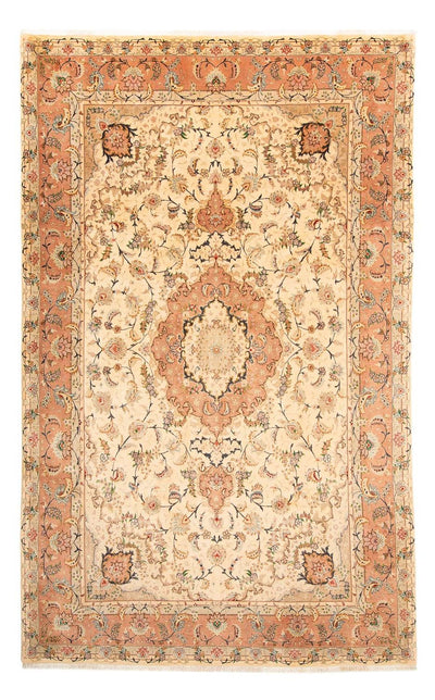 Täbriz - 50 Raj Teppich 201x305cm - Perserteppich - beige