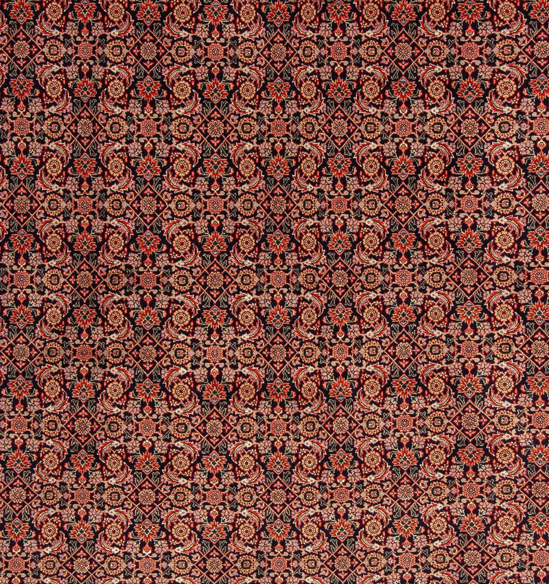 Täbriz Teppich 201x210cm - Perserteppich - dunkelblau