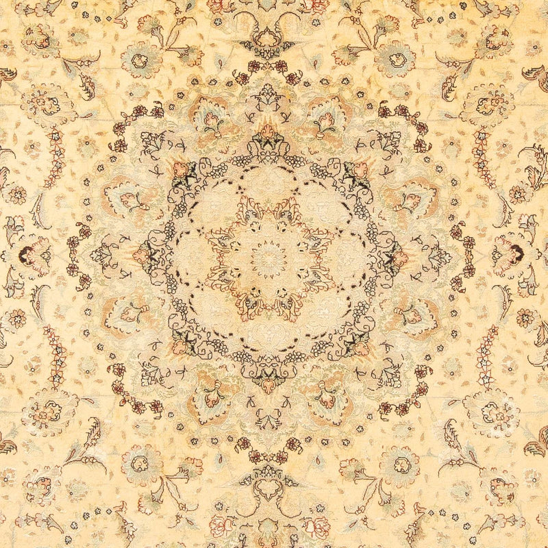 Täbriz - 50 Raj Teppich 200x312cm - Perserteppich - beige