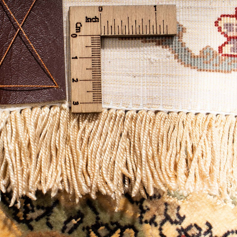 Täbriz - 50 Raj Teppich 200x312cm - Perserteppich - beige