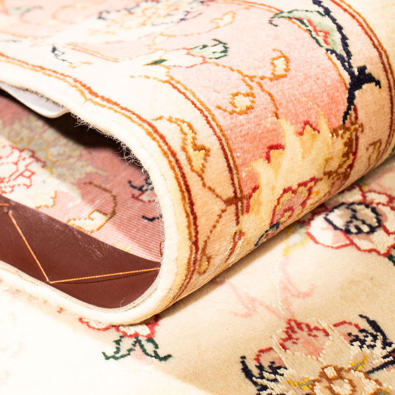 Täbriz - 50 Raj Teppich 74x290cm - Perserteppich - beige