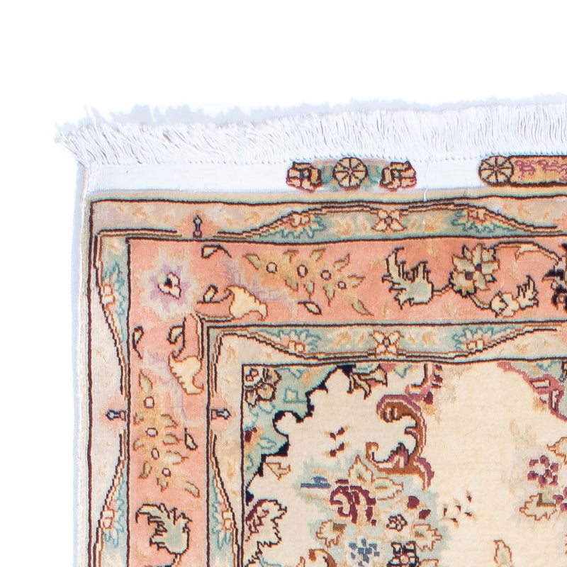 Täbriz - 50 Raj Teppich 81x212cm - Perserteppich - beige