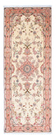 Täbriz - 50 Raj Teppich 82x221cm - Perserteppich - beige