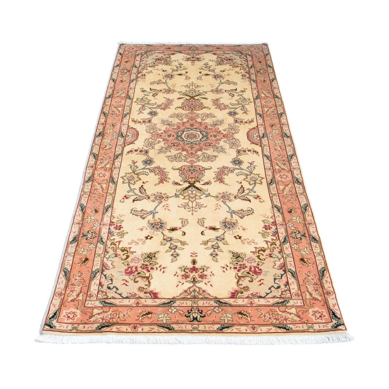 Täbriz - 50 Raj Teppich 82x221cm - Perserteppich - beige