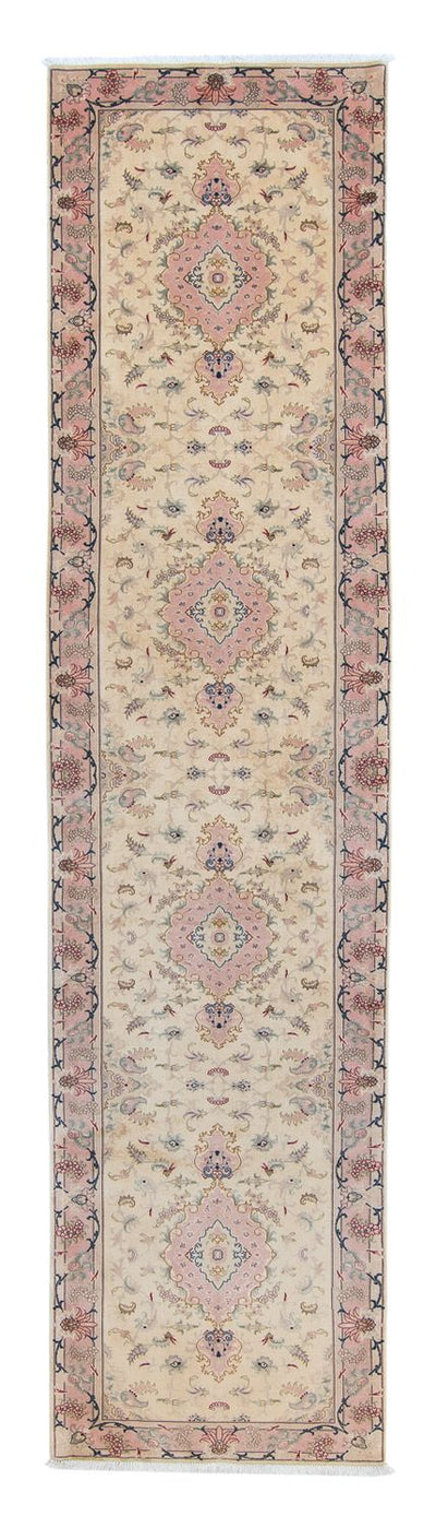 Täbriz - 50 Raj Teppich 87x397cm - Perserteppich - beige