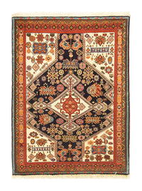 Ghashghai Teppich 102x133cm - Perserteppich - dunkelblau – product image
