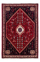 Abadeh Teppich 98x150cm - Perserteppich - dunkelrot
