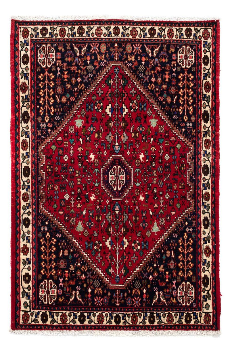 Abadeh Teppich 107x159cm - Perserteppich - dunkelrot