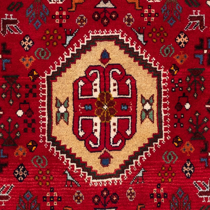 Abadeh Teppich 103x161cm - Perserteppich - dunkelrot