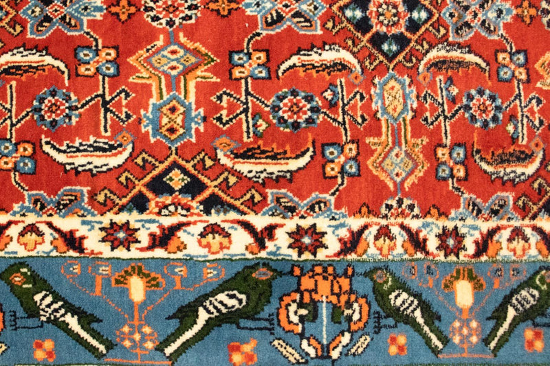 Ghashghai Teppich 102x164cm - Perserteppich - rot