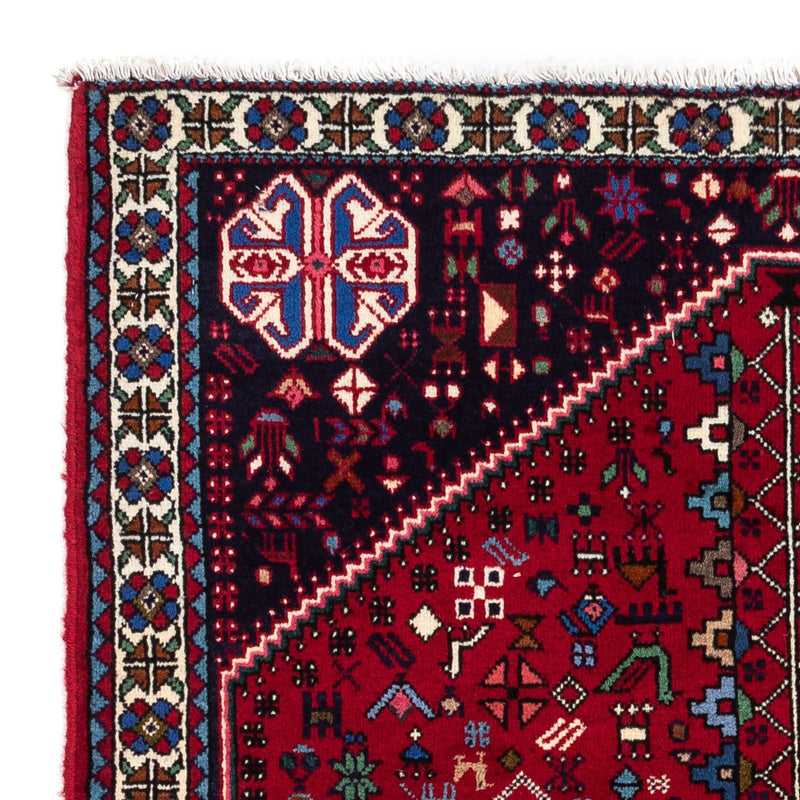 Abadeh Teppich 100x148cm - Perserteppich - dunkelrot