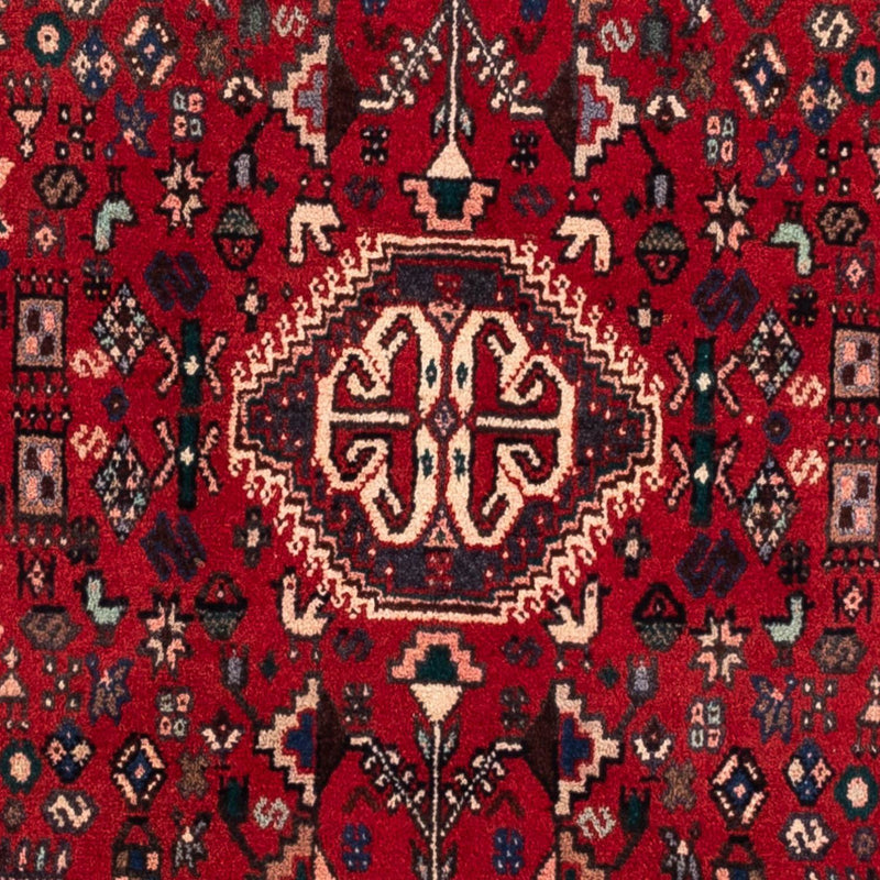 Abadeh Teppich 105x161cm - Perserteppich - dunkelrot