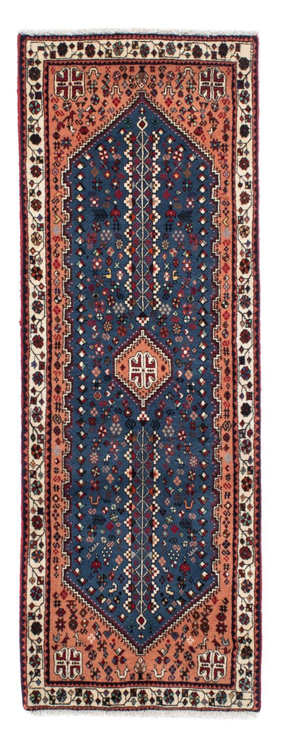 Abadeh Teppich 78x206cm - Perserteppich - dunkelblau