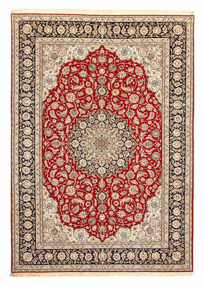 Isfahan Teppich 253x370cm - Perserteppich - dunkelrot