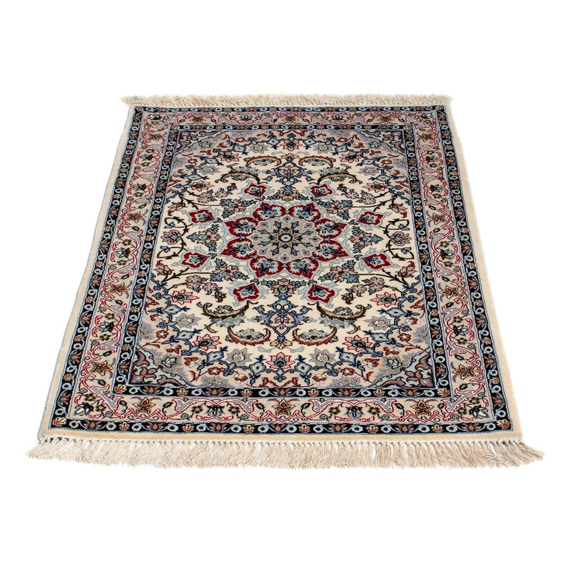 Isfahan Teppich 70x101cm - Perserteppich - beige