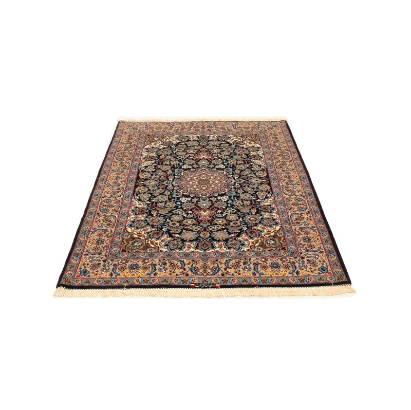 Isfahan Teppich 110x165cm - Perserteppich - schwarz