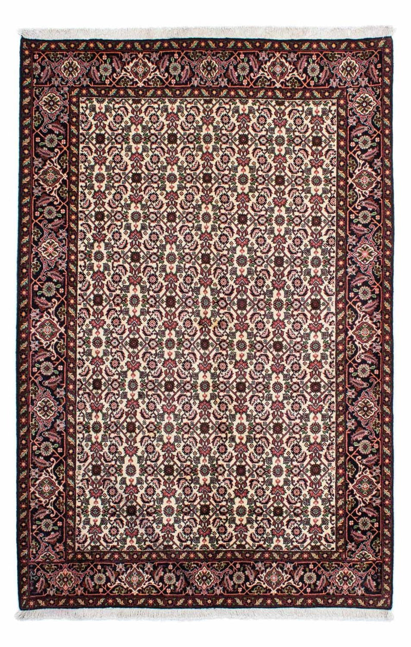 Bidjar - Zanjan Teppich 142x215cm - Perserteppich - beige