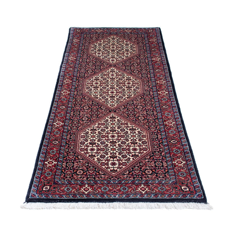 Bidjar - Zanjan Teppich 73x206cm - Perserteppich - dunkelblau