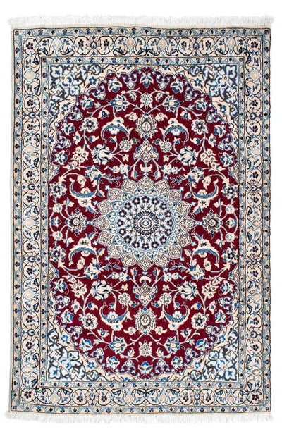 Nain - 9La Teppich 112x172cm - Perserteppich - dunkelrot