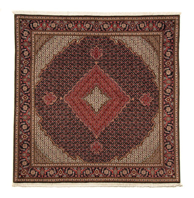 Täbriz Teppich 202x203cm - Perserteppich - dunkelblau
