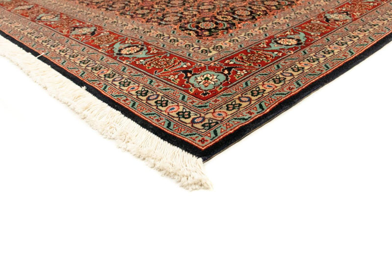 Täbriz - 50 Raj Teppich 155x156cm - Perserteppich - schwarz