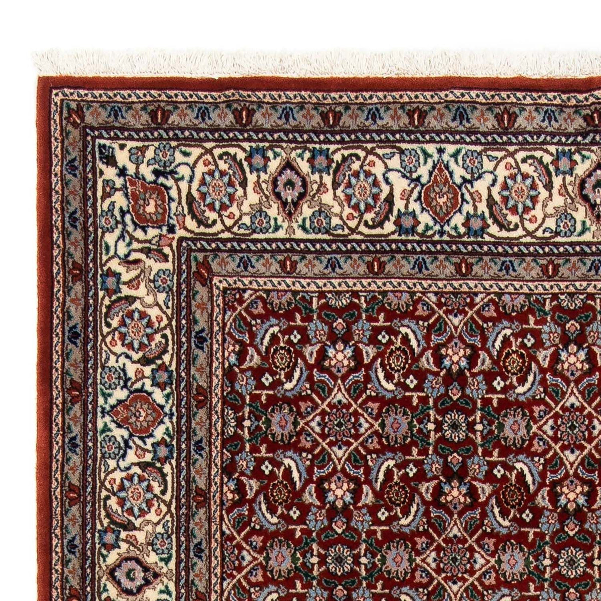 Moud Teppich 150x194cm - Perserteppich - dunkelrot