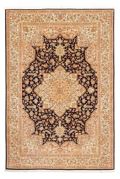 Täbriz - 50 Raj Teppich 200x303cm - Perserteppich - braun