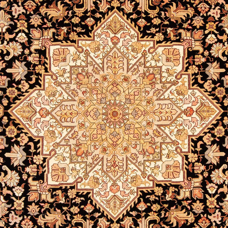 Täbriz - 50 Raj Teppich 200x303cm - Perserteppich - braun