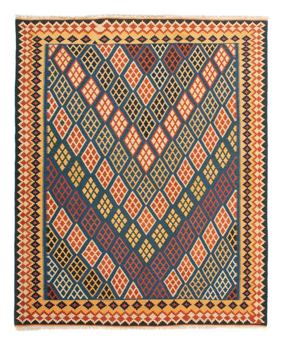 Kelim Fars Teppich 208x242cm - mehrfarbig