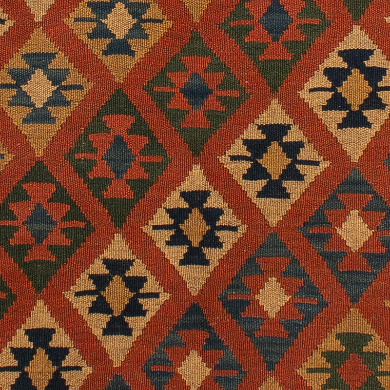 Kelim Fars Teppich 155x210cm - braun