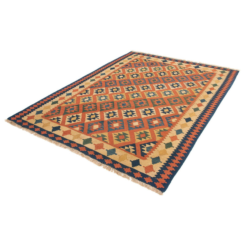 Kelim Fars Teppich 155x210cm - braun