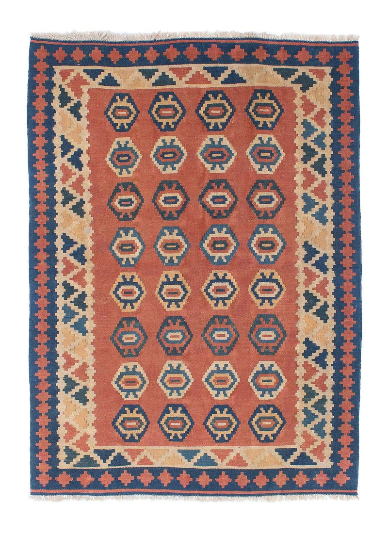 Kelim Fars Teppich 121x169cm - rost