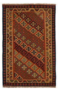 Kelim Fars Teppich 148x213cm - dunkelrot – product image