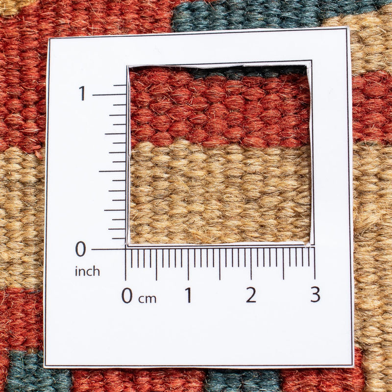 Kelim Fars Teppich 148x213cm - dunkelrot
