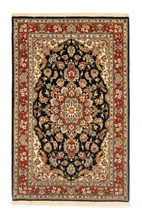 Ghom Teppich 100x152cm - Perserteppich - schwarz – product image