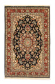 Ghom Teppich 100x152cm - Perserteppich - schwarz
