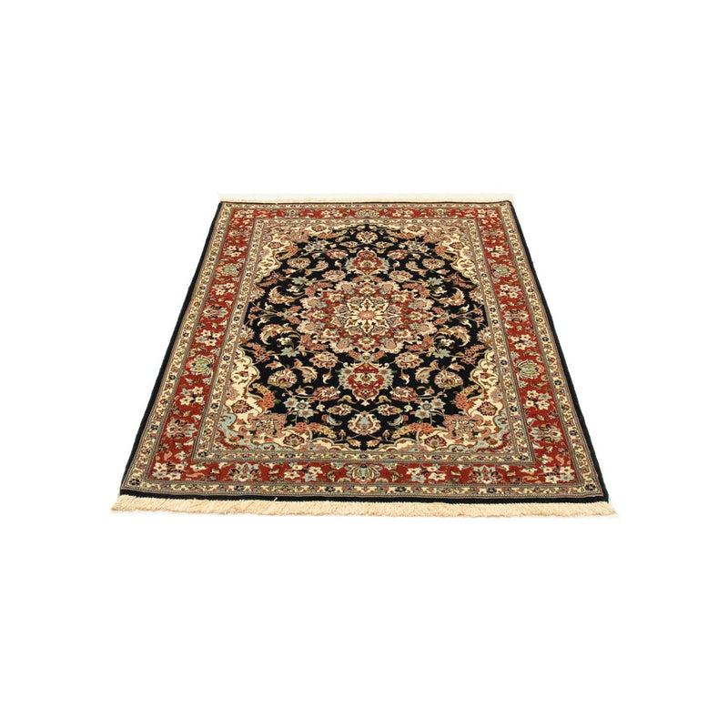 Ghom Teppich 100x152cm - Perserteppich - schwarz