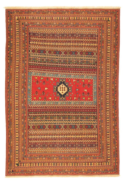 Afshar Sirjan Teppich 199x297cm - Perserteppich - mehrfarbig