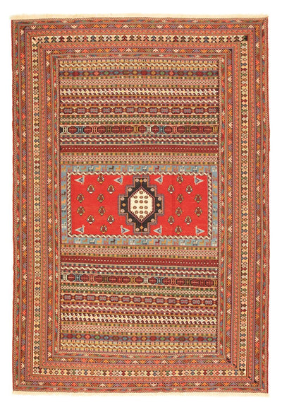 Afshar Sirjan Teppich 200x290cm - Perserteppich - mehrfarbig