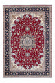 Täbriz - 50 Raj Teppich 203x297cm - Perserteppich - dunkelrot