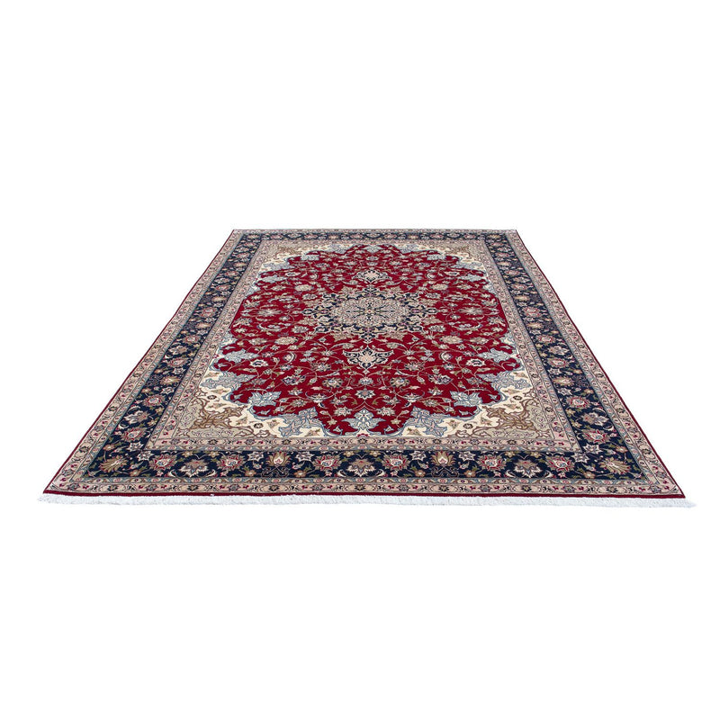Täbriz - 50 Raj Teppich 203x297cm - Perserteppich - dunkelrot